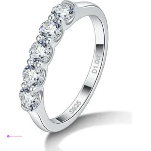 Ladylike Moissanite Wedding Bands Pro…