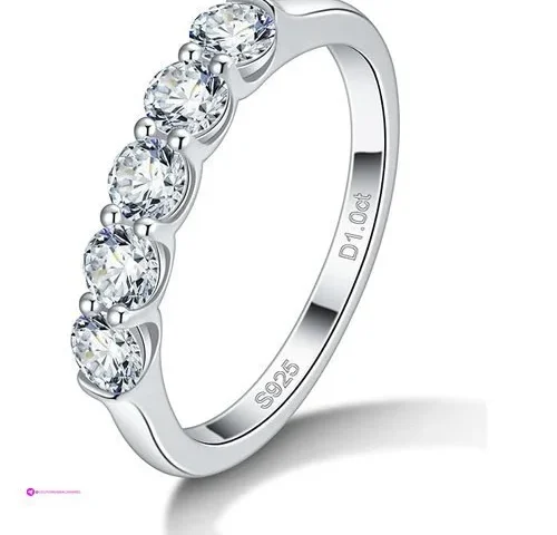 Ladylike Moissanite Wedding Bands Pro…