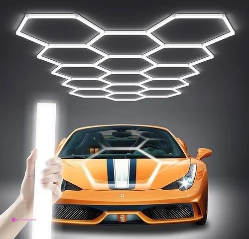 Hexagon Garage Light Fixtures Clip Co…