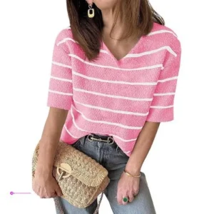 Saodimallsu Striped Sweaters Promo Co…
