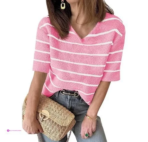 Saodimallsu Striped Sweaters Promo Co…