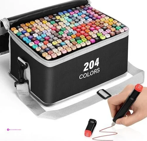Zstaoci Alcohol Markers 204 Colors Pr…