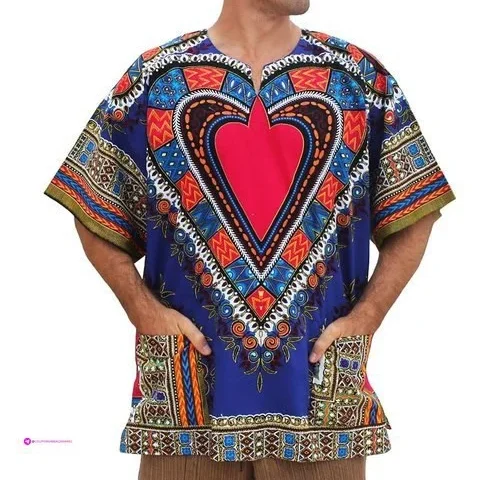 Raanpahmuang Dashiki Shirts Off Use C…