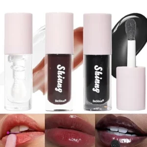 Reg Translucent Black Lip Gloss Clear
