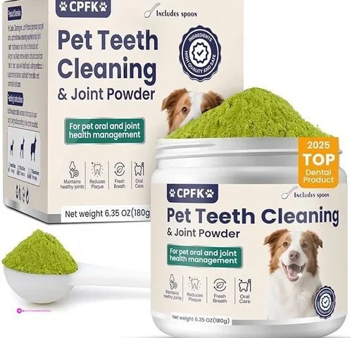 Dog Dental Cleaning Powders Clip Coup…
