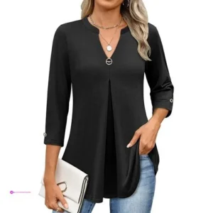 Reg Anrabess Womens Tops Length Sleev…