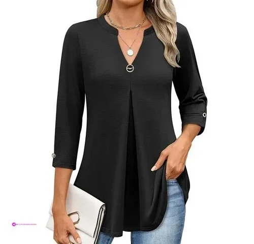 Reg Anrabess Womens Tops Length Sleev…