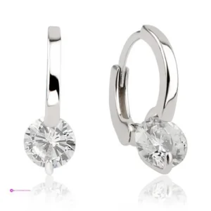 Sterling Silver Huggie Earrings Clip …