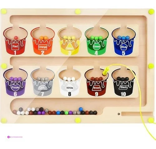 Montessori Magnetic Puzzles Clip Coup…