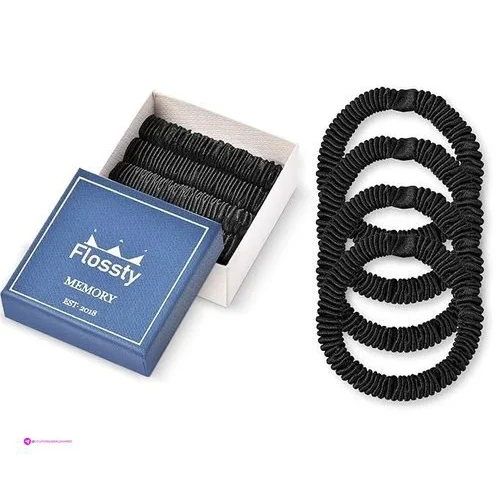 Reg Flossty Silk Hair Ties Clip