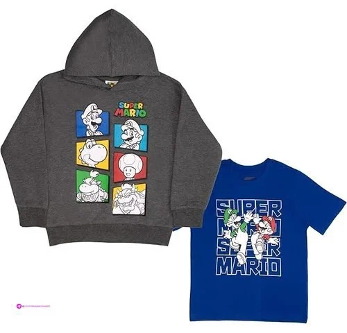 Nintendo Mario Hoodies Off Clip Coupo…