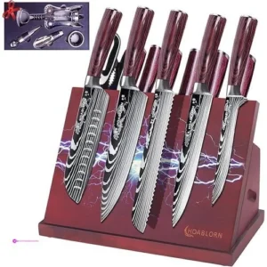 104 Luxury Damascus Knife Blocks Clip