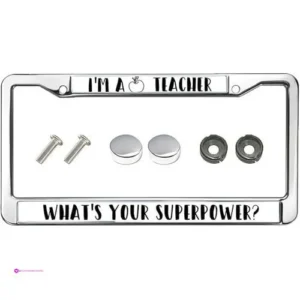 Teacher License Plate Frames Clip Cou…