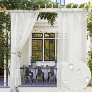 Miulee Outdoor Curtains Clip Coupon