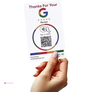 Google Review Cards Clip Coupon