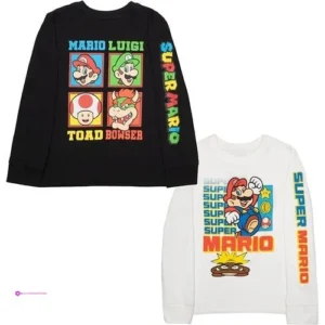 Nintendo Mario T-shirts Off Clip Coup…