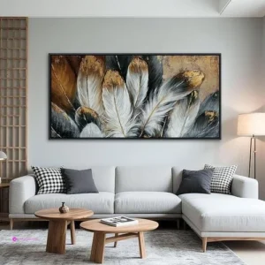 Large Feather Canvas Art Clip Coupon