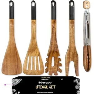 Reg Wood Cooking Utensils Set Pcs