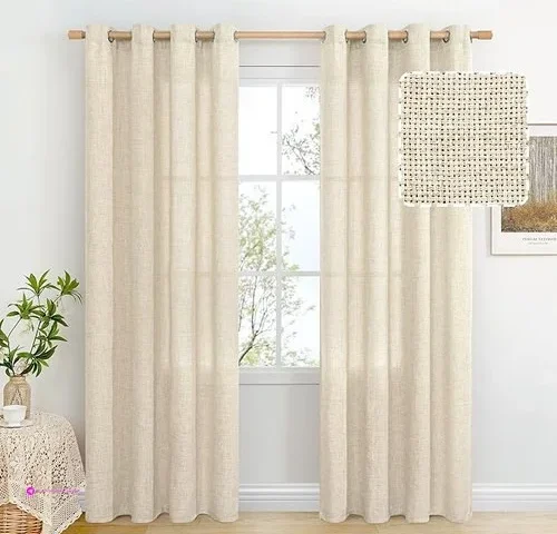 Reg Beige Linen Curtains Clip Coupon