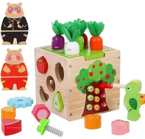 Now Qinkada Wooden Garden Toys Clip