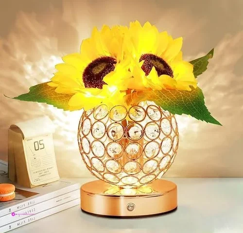 Amwgimi Sunflower Table Lamps Lightni…