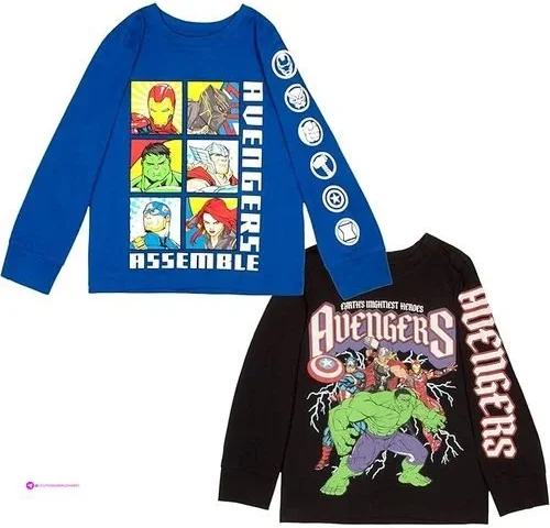 Marvel Long Sleeve Tshirts Clip Coupo…