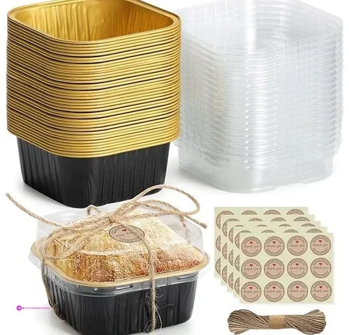 Mini Aluminum Cupcake Cups Off Use