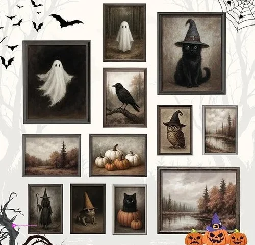Decor Halloween Prints Code O8sig9me