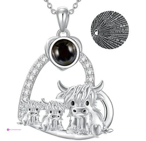 Flpruy Cow Necklaces Clip Coupon