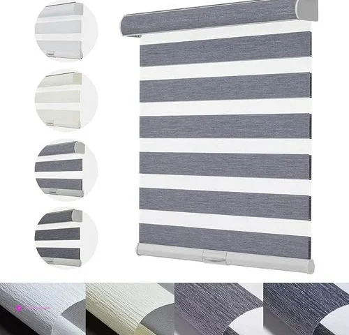 Persilux Cordless Blinds Grey Clip Co…