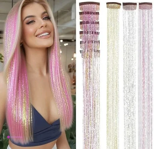 Clip Pink Hair Tinsel Clip Coupon