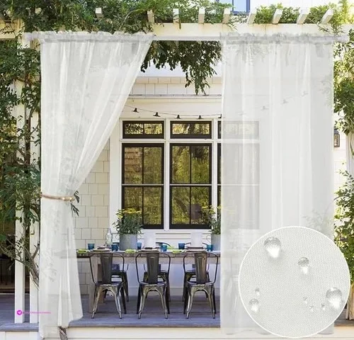 Miulee Outdoor Curtains Clip Coupon