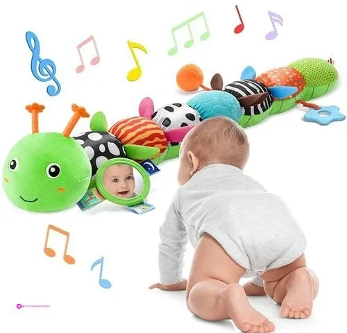 Music Caterpillar Infant Toy Clip Cou…