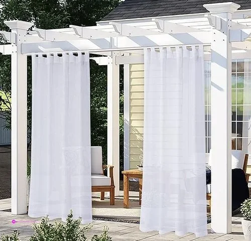 Lordtex Burlap Curtains White Clip Co…