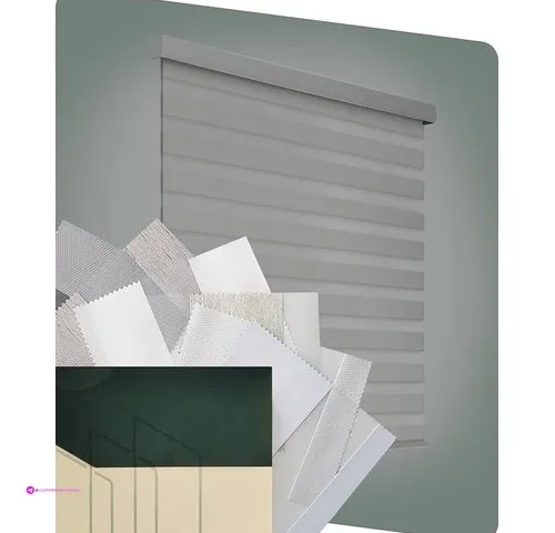 Yoolax Motorized Zebra Blinds Clip Co…