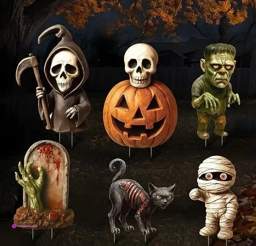 Combojoy Halloween Yard Signs Clip Co…