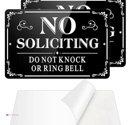 Soliciting Signs Lightning Deal Clip …