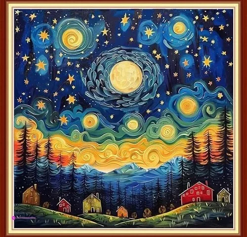 Reg Van Gogh Cross Stitch Kits