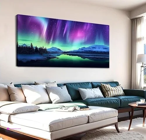 Aurora Canvas Prints Code Hzeurgzv