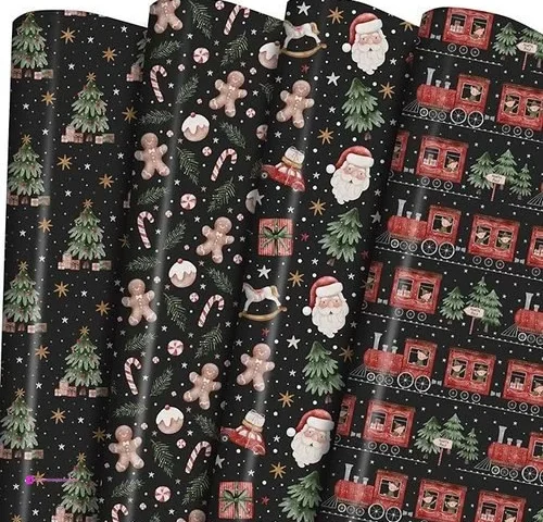 Vintage Christmas Wrapping Papers Cli…