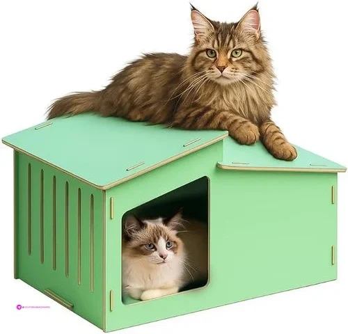 Wooden Cat Houses Clip Coupon