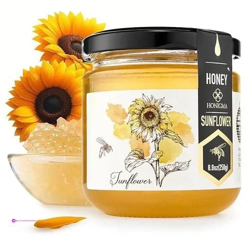 Now Honigma Raw Sunflowers Honey Clip