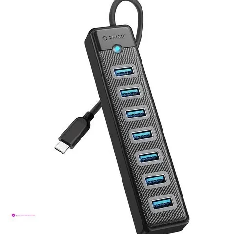 7-port Orico Usb Hubs Silver Off