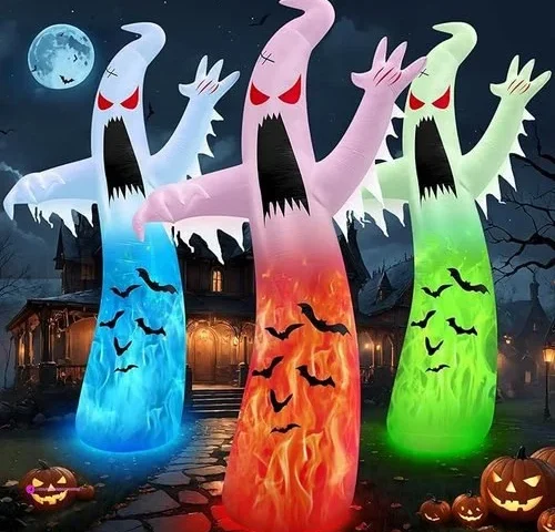 12ft Giant Ghost Inflatable Off Clip