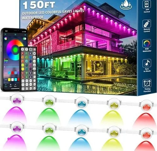 Sinley Outdoor String Lights Clip Cou…