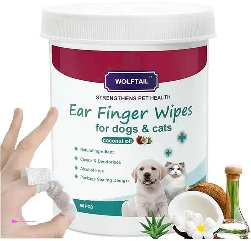 Wolftail Dog Ear Wipes Coconut Code