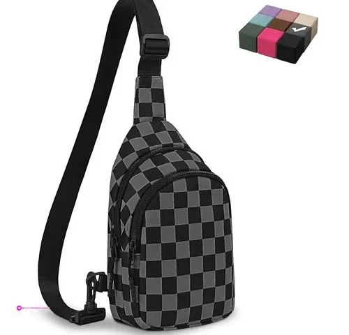 Reg Checkered Women Sling Bag Code