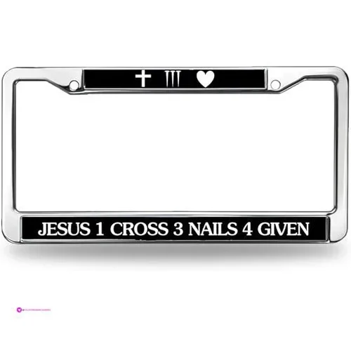 Jesus License Plate Frames Clip Coupo…