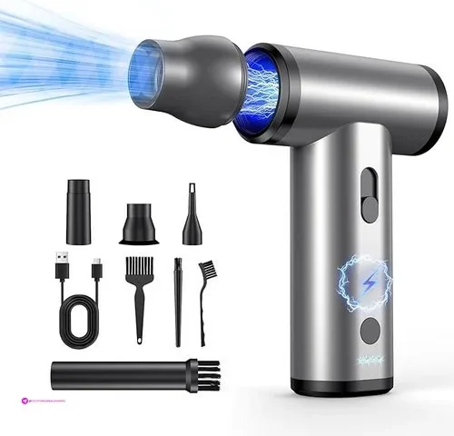 Mbyulo Compressed Air Duster 3 Gear 380000rpm Rechargeable Cordless Air