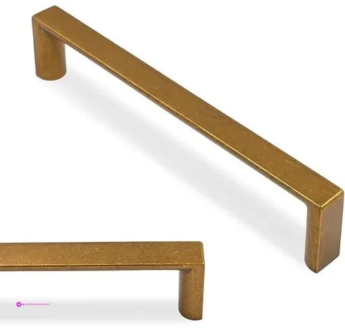 Asimerdeco 10 Pack Antique Brass Cabinet Pulls 5 Inch 128mm